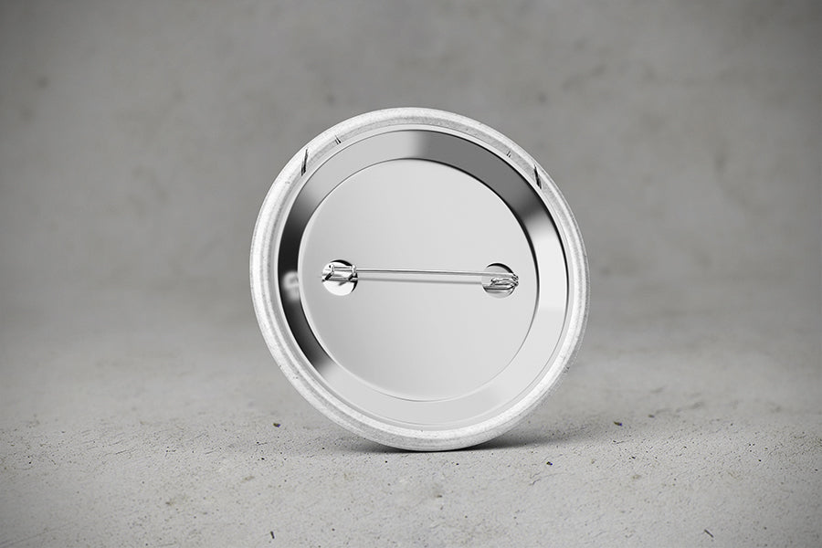 Free Clean Badge Button Mockup