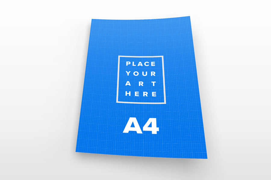 Free Set of Clean A4 Paper Mockups