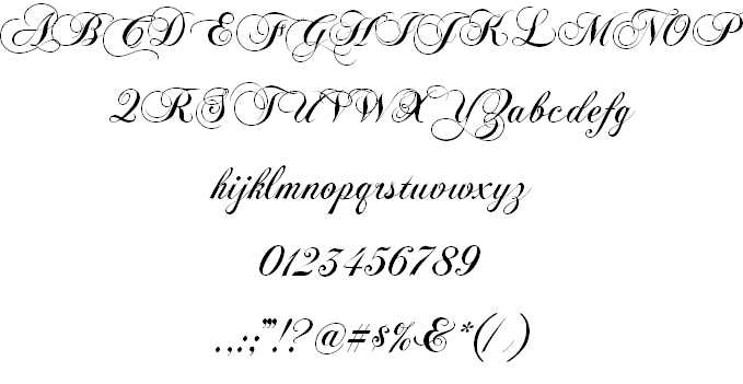 Free ChopinScript Font