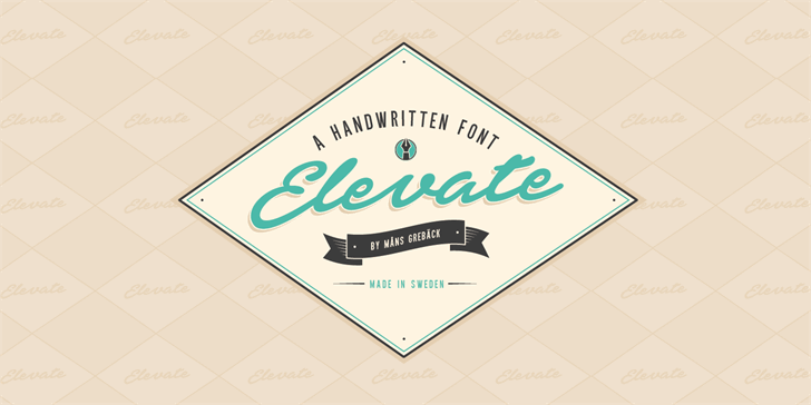Free Elevate Font