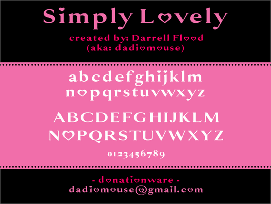 Free Simply Lovely Font