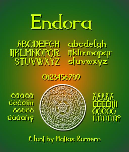 Free Endora Font