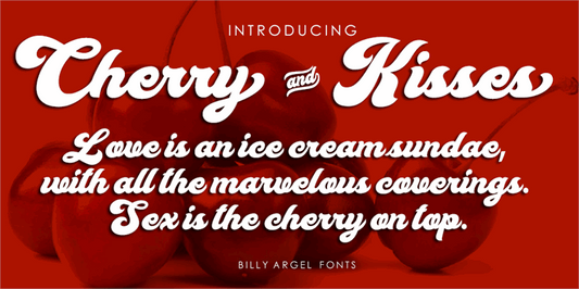 Free Cherry and Kisses Font