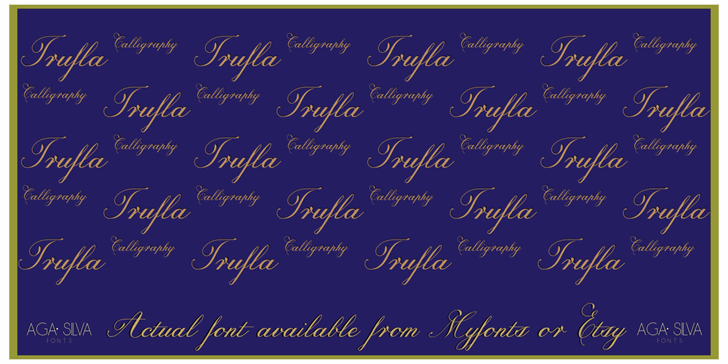 Free Trufla Words Font