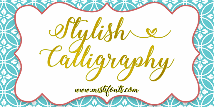 Free Stylish Calligraphy Font