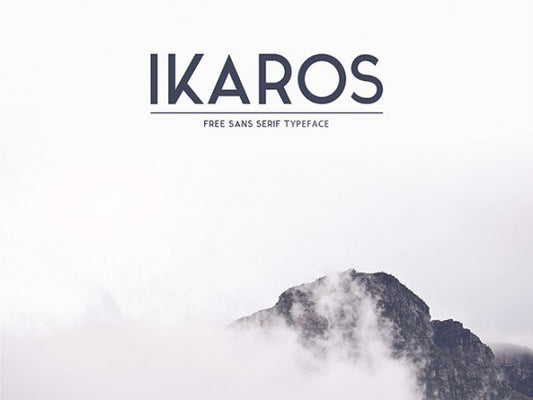 Free Ikaros font