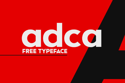 Free Adca Sans Typeface