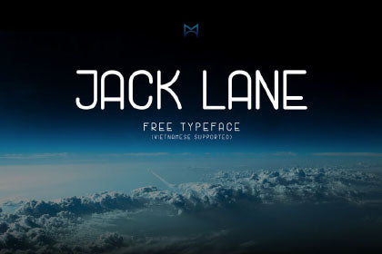 Free Jack Lane Display Typeface