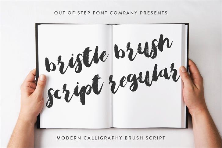 Free Bristle Brush Script Font