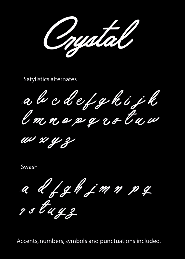 Free Crystal Font
