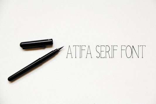 Free Font Atifa Serif