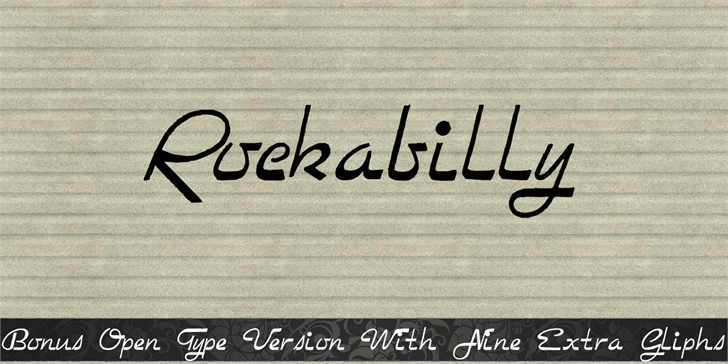 Free Rockabilly Font