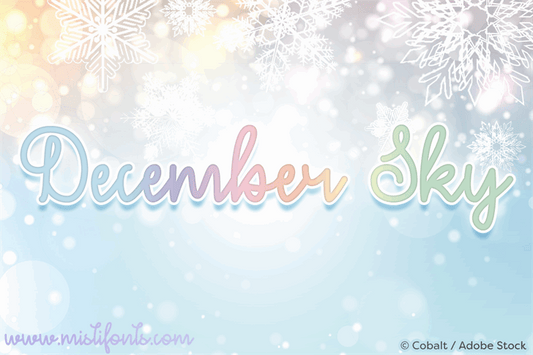 Free December Sky Font