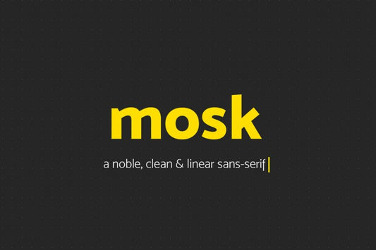 Free Font Mosk Typeface
