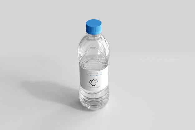 Free 1.0L Fresh Water Bottle Mockup Psd