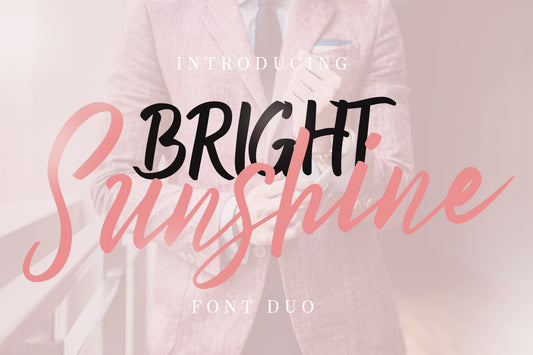 Free Bright Sunshine Font Duo