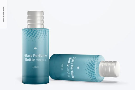 Free 100 Ml Glass Perfume Bottles Mockup Psd