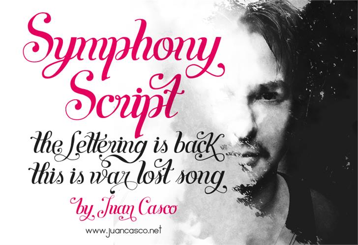 Free Symphony Script - Font
