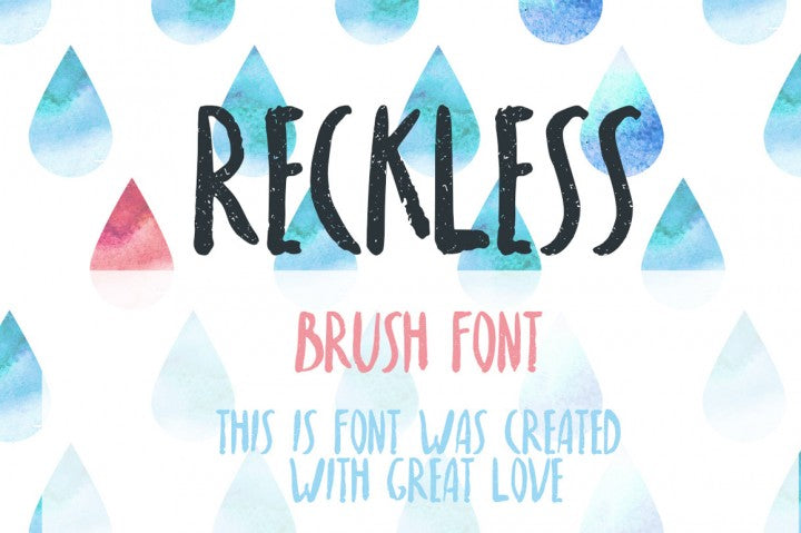 Free Font Reckless Brush