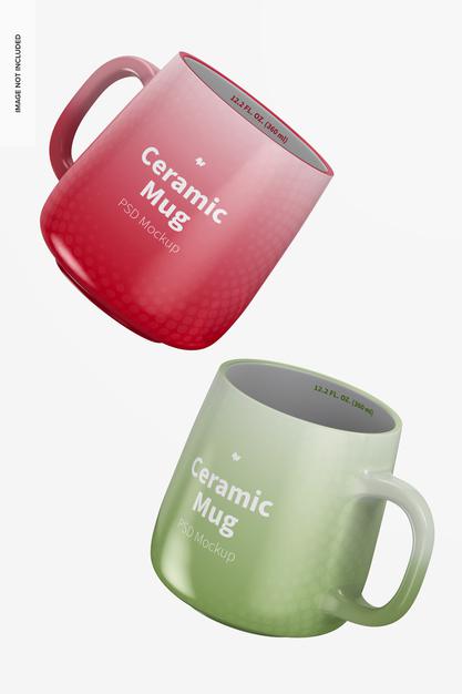 Free 12.2 Oz Ceramic Mug Mockup Psd