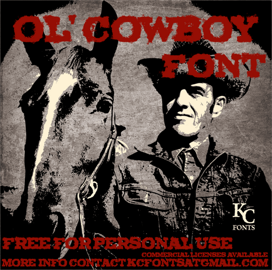 Free Ol\' Cowboy Font