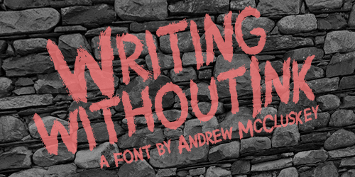 Free Writing Without Ink Font