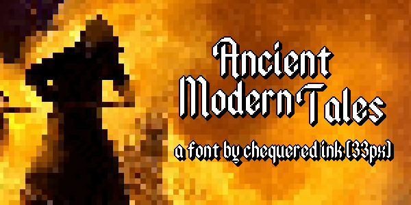 Free Ancient Modern Tales Font