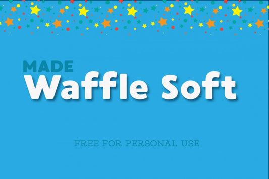 Free Font Waffle Soft - Personal Use Only