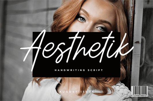 Free Aesthetik Script Font