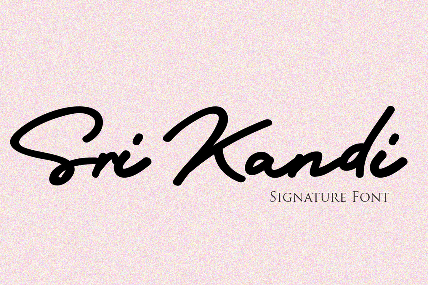 Sri Kandi - Free Signature Font