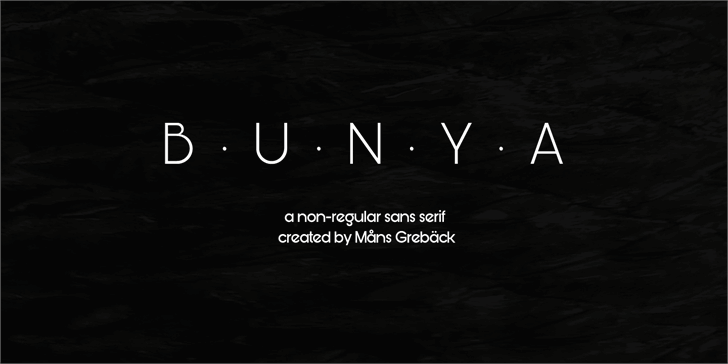 Free Bunya Font