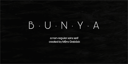 Free Bunya Font