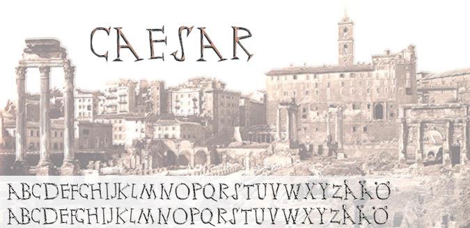 Free Ceasar Font