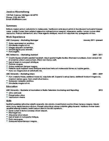 Free Proficient CV Resume Template in Microsoft Word (DOCX) Format ...