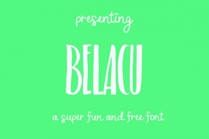 Free Font Belacu Typeface