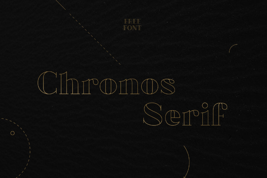 Free Chronos Serif Typeface