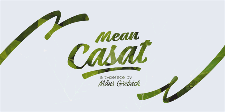Free Mean Casat Light Font