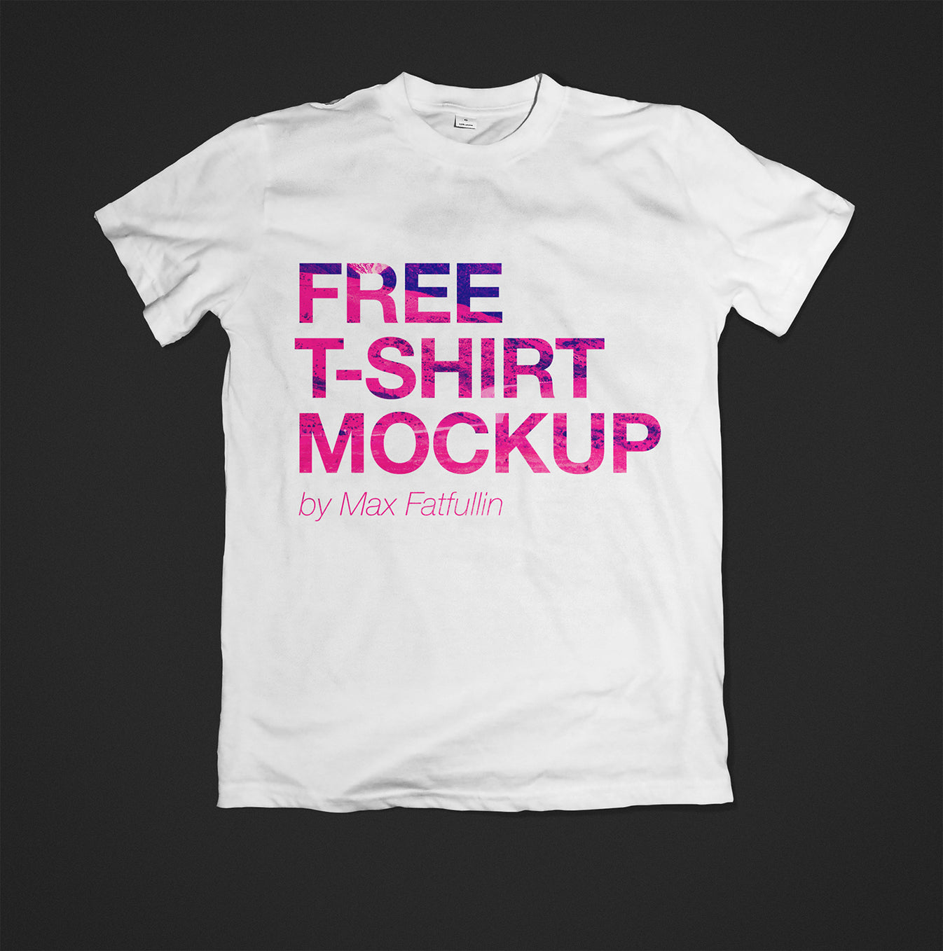 Free Plain Simple T-Shirt Mockup – CreativeBooster