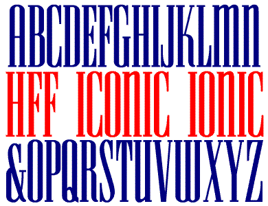 Free HFF Iconic Ionic Font