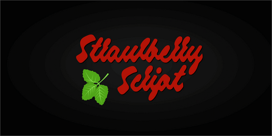Free Strawberry Script Font