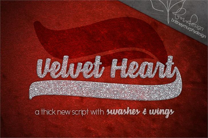 Free Velvet Heart* Font