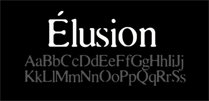 Free Elusion Font