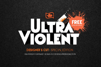Free Ultraviolent Regular Font