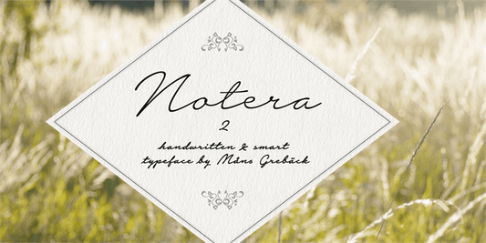 Free Notera 2 Font
