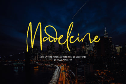 Free Madeleine Signature Font