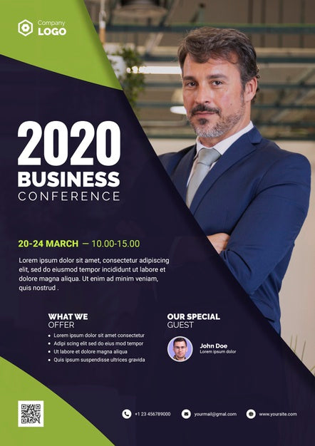Free 2020 Business Conference With Special Guest Psd
