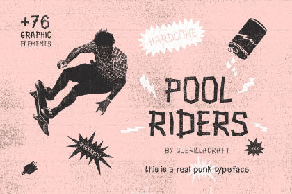 Free Pool Rider Typeface