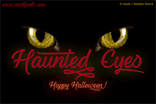 Free Haunted Eyes Font