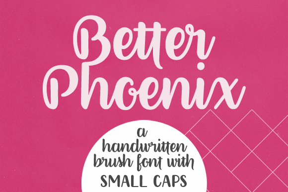 Free Better Phoenix Sample Font