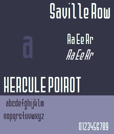 Free Saville Row NBP Font